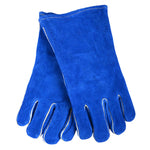 Forney 13.5 in. Leather Welding Gloves Blue L 1 pk