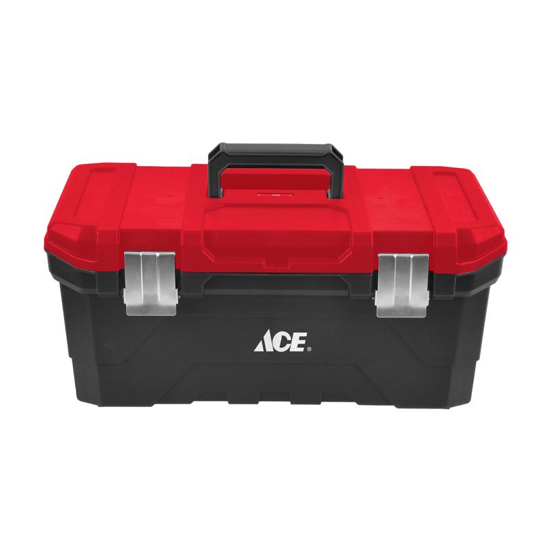 Ace 20 in. Tool Box Black/Red