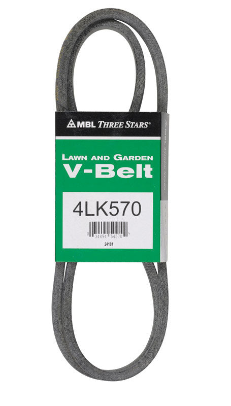 Mitsuboshi Super KB Standard V-Belt 0.5 in. W X 57 in. L For Riding Mowers