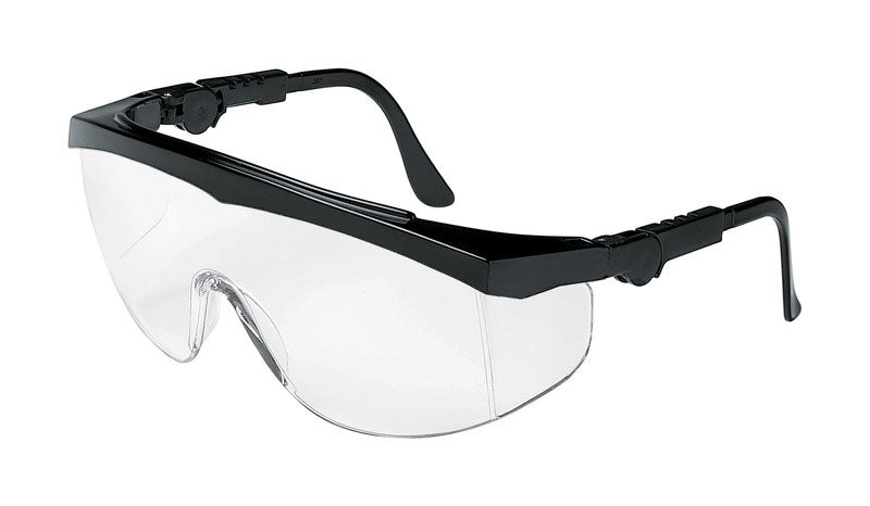 Safety Works Tomahawk Safety Glasses Clear Lens Black Frame 1 pc