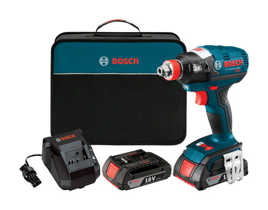 Bosch 18V 1/4 and 1/2 in. Cordless Brushless Impact Driver Kit (Battery & Charger)