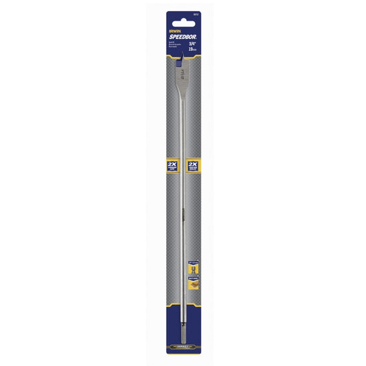 Irwin Speedbor 3/4 in. X 16 in. L Carbon Steel Wood Boring Bit Hex Shank 1 pc