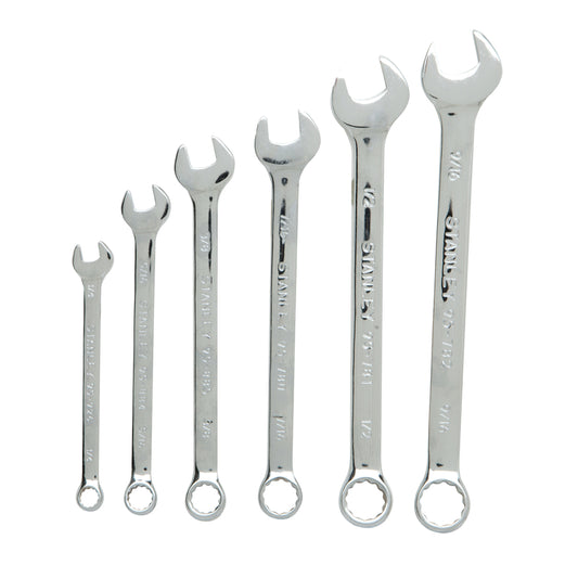 Stanley SAE Wrench Set Assorted in. L 6 pc