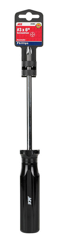 Ace No. 3 X 6 in. L Phillips Screwdriver 1 pc