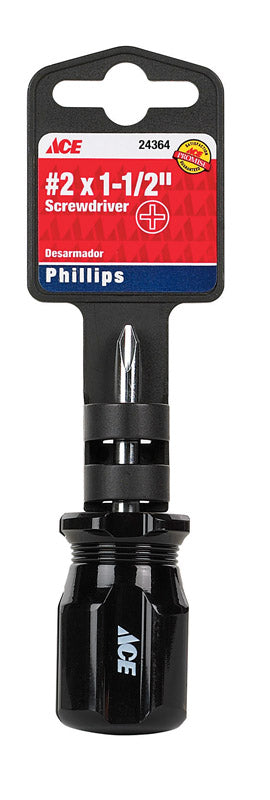 Ace No. 2 X 1-1/2 in. L Phillips Screwdriver 1 pc