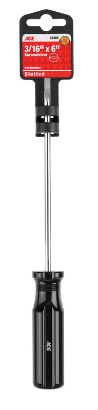 Ace 3/16 in. X 6 in. L Slotted Screwdriver 1 pc