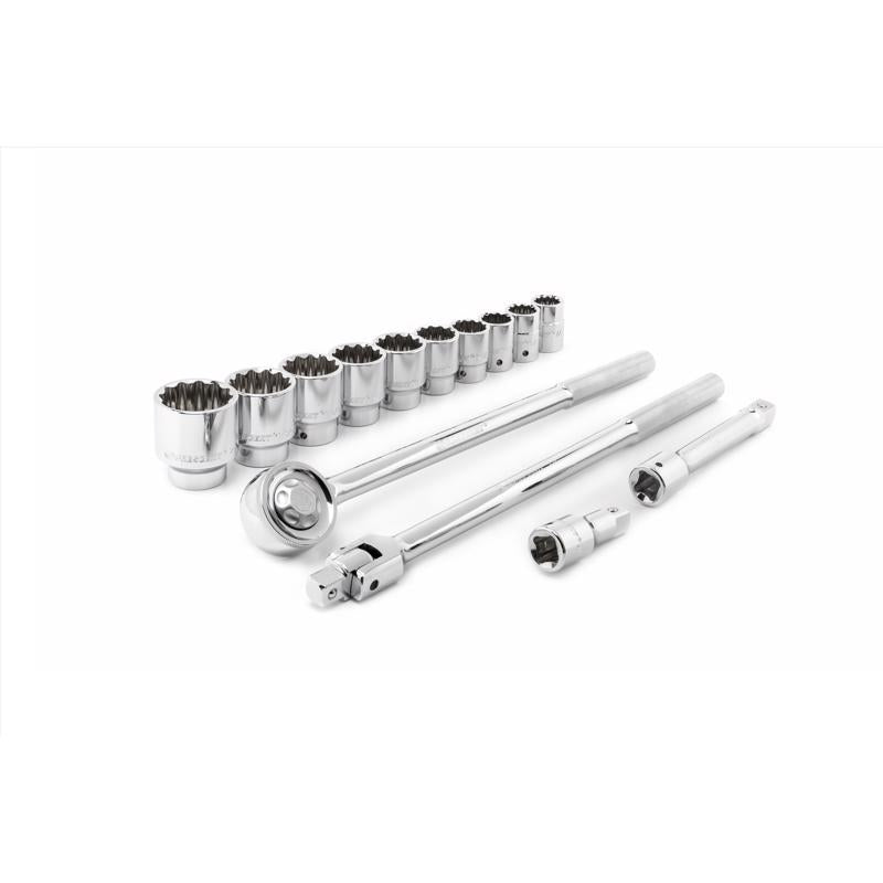 Crescent 3/4 in. drive SAE 6 and 12 Point Mechanic's Tool Set 14 pc