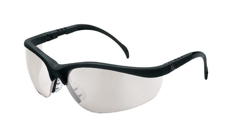 Safety Works Klondike Safety Glasses Clear Lens Black Frame 1 pc