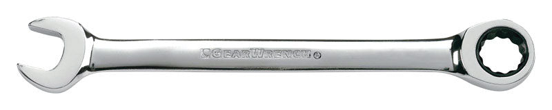 GEARWRENCH 15 mm 12 Point Metric Ratcheting Combination Wrench 7.87 in. L 1 pc