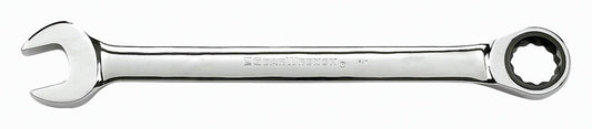 GEARWRENCH 7/16 inch in. X 7/16 inch in. 12 Point SAE Ratcheting Combination Wrench 6.508 in. L 1 pc