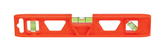 Johnson Structo-Cast 9 in. Plastic Torpedo Level 3 vial