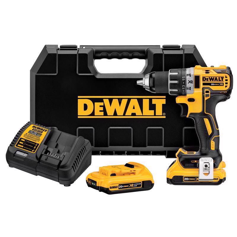DeWalt 20V MAX XR 1/2 in. Brushless Cordless Drill/Driver Kit (Battery & Charger)