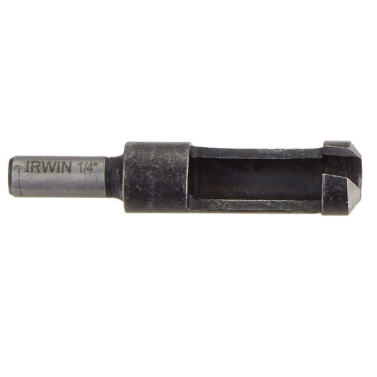 Irwin 1/4 in. X 2 in. L High Carbon Steel Plug Cutter Round Shank 1 pc