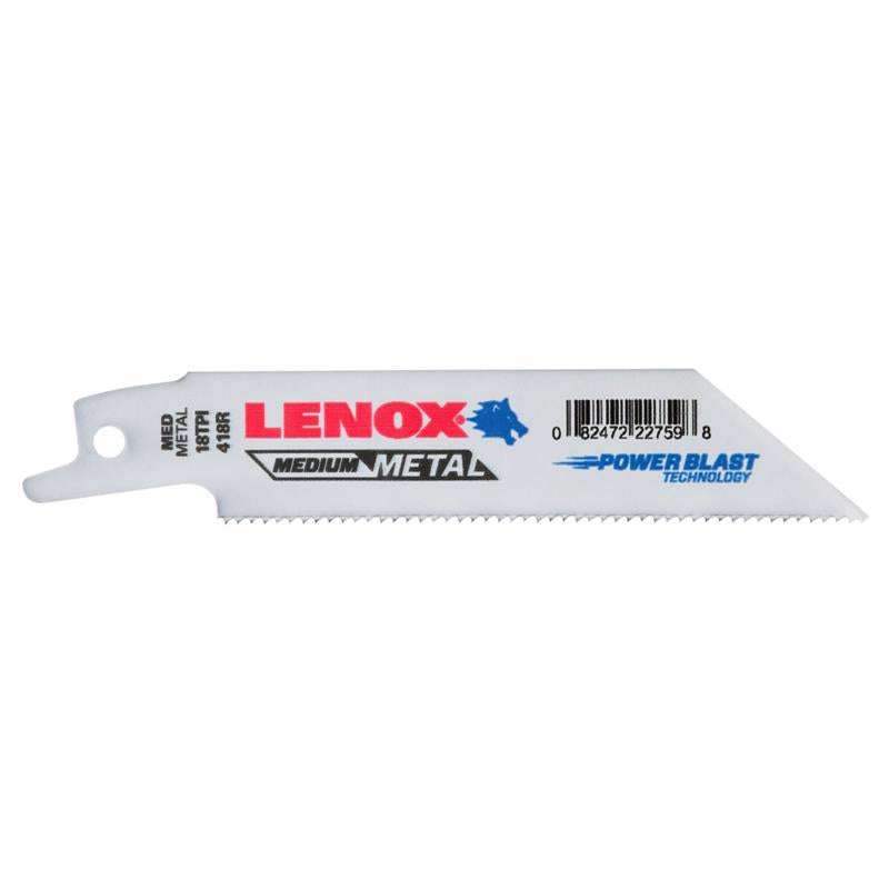 Lenox METALWOLF 4 in. Bi-Metal WAVE EDGE Reciprocating Saw Blade 18 TPI 1 blade