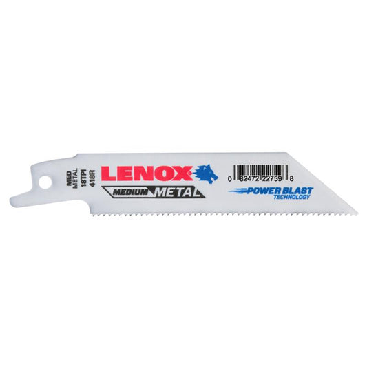 Lenox METALWOLF 4 in. Bi-Metal WAVE EDGE Reciprocating Saw Blade 18 TPI 1 blade