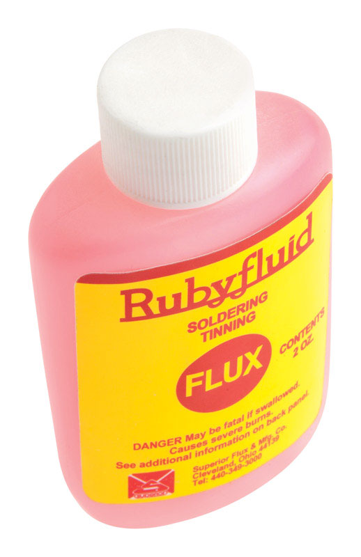 Forney Ruby Fluid 2 oz Lead-Free Soldering Liquid Flux 1 pc