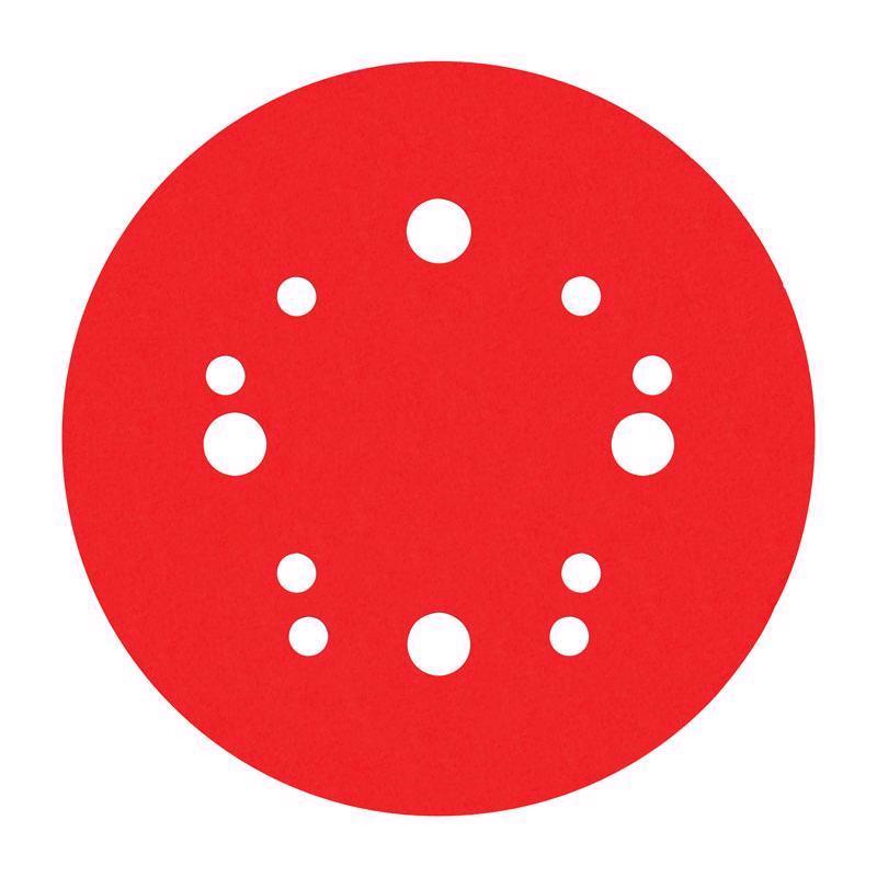 Diablo 5 in. Ceramic Blend Hook and Lock Sanding Disc 80 Grit Coarse 15 pk