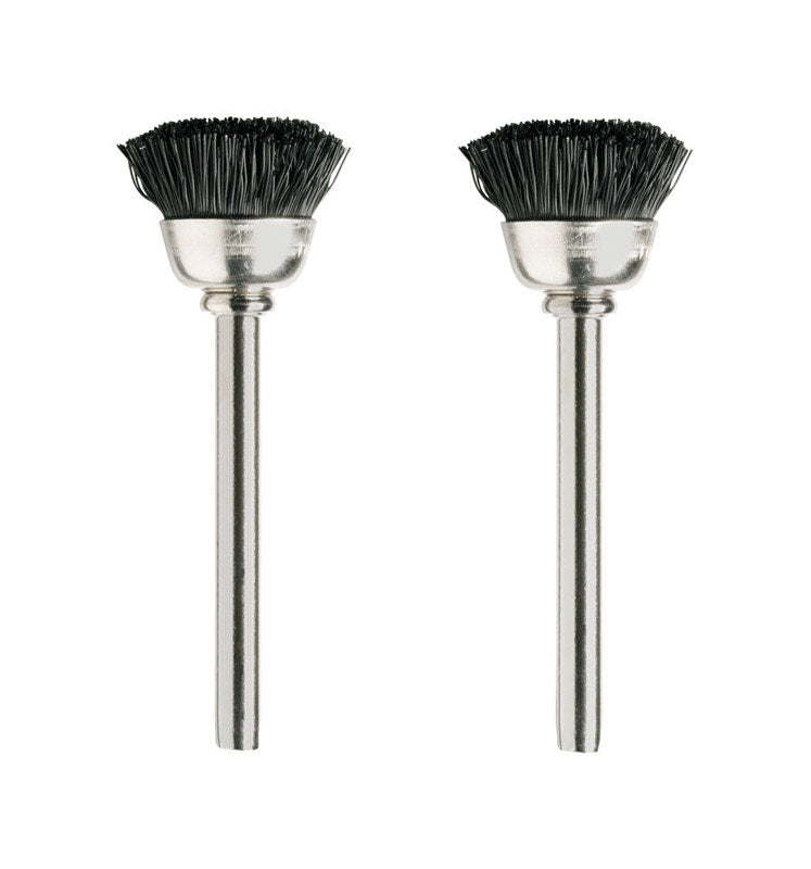 Dremel 1/2 in. X 1-3/4 in. L Nylon Brush 2 pk