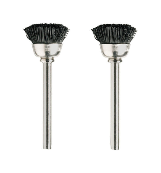 Dremel 1/2 in. X 1-3/4 in. L Nylon Brush 2 pk