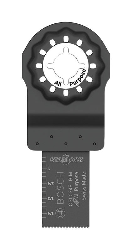 Bosch Starlock 3/4 in. X 4 in. L Bi-Metal Plunge Blade 1 pk