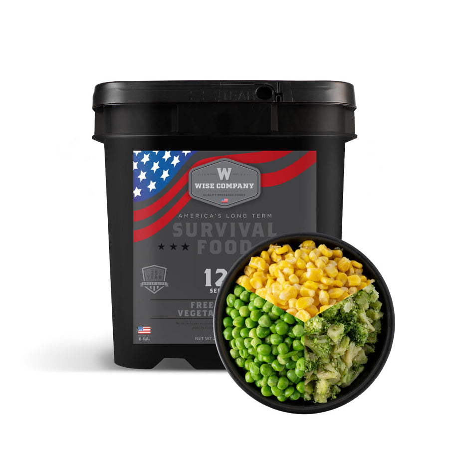 120 Serving Freeze Dried Vegetable Bucket