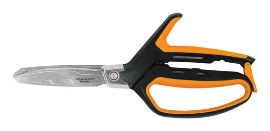 Fiskars PowerArc 10 in. Stainless Steel All-Purpose Snip 1 pk