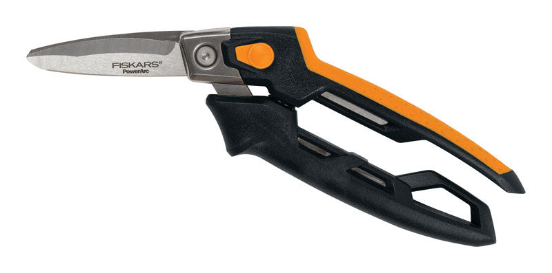 Fiskars PowerArc 8 in. Stainless Steel Curved Blade Snips