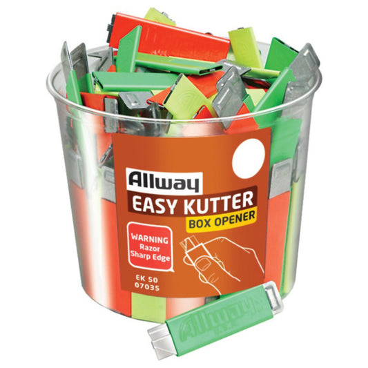Allway Easy Kutter 5.9 in. Sliding Box Cutter Assorted 50 pk
