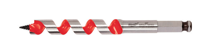 Milwaukee 5/8 in. D X 6 in. L Ship Auger Bit Hardened Steel 1 pc