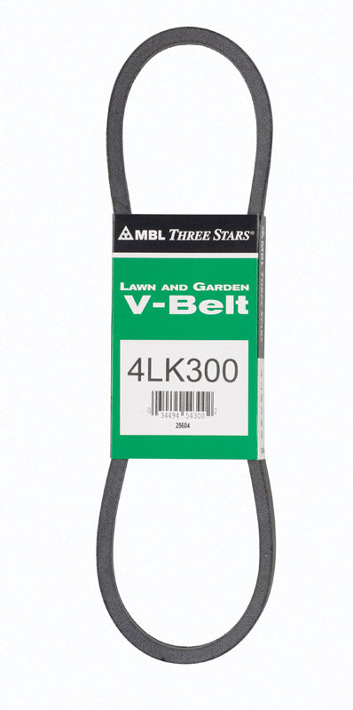 Mitsuboshi Super KB Standard V-Belt 0.5 in. W X 30 in. L For Riding Mowers