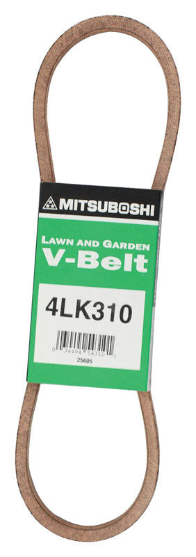 Mitsuboshi Super KB Standard V-Belt 0.5 in. W X 31 in. L For Riding Mowers