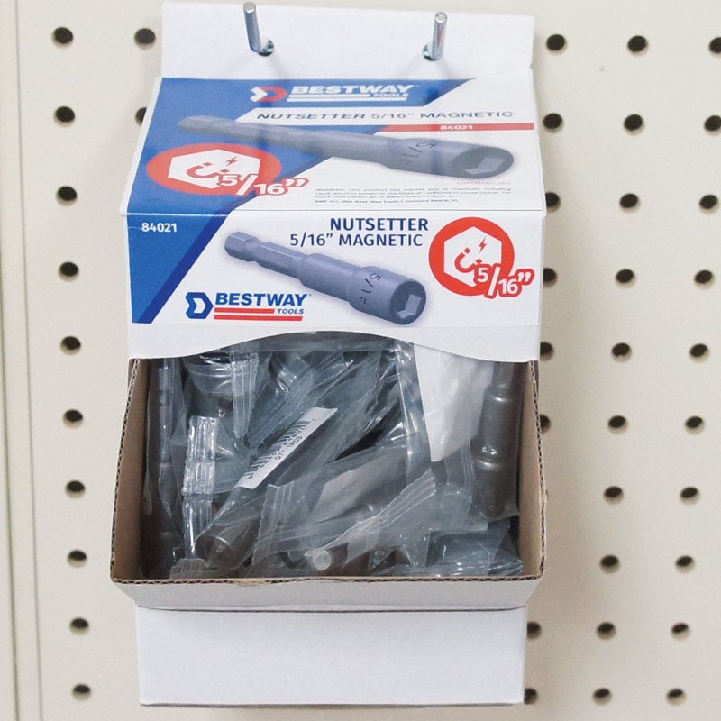 Best Way Tools Square 5/16 in. X 2-9/16 in. L Nut Driver Carbon Steel 50 pc