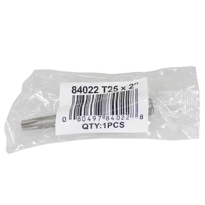 Best Way Tools Torx T25 in. X 2 in. L Power Bit Carbon Steel 150 pc
