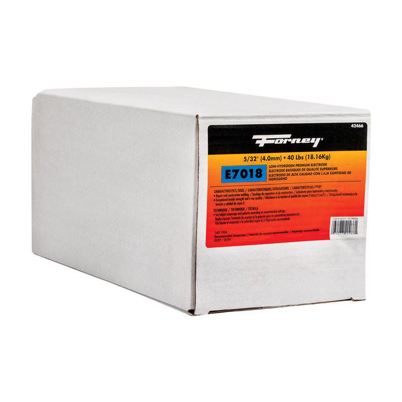 Forney 5/32 in. D X 15 in. L E7018 Mild Steel Low-Hydrogen Welding Electrodes 84000 psi 40 lb