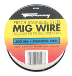 Forney 0.03 in. Stainless Steel MIG Welding Wire 120000 psi 2 lb