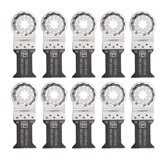 Fein Starlock 1-3/8 in. X 2 in. L Bi-Metal Saw Blade Set 10 pk