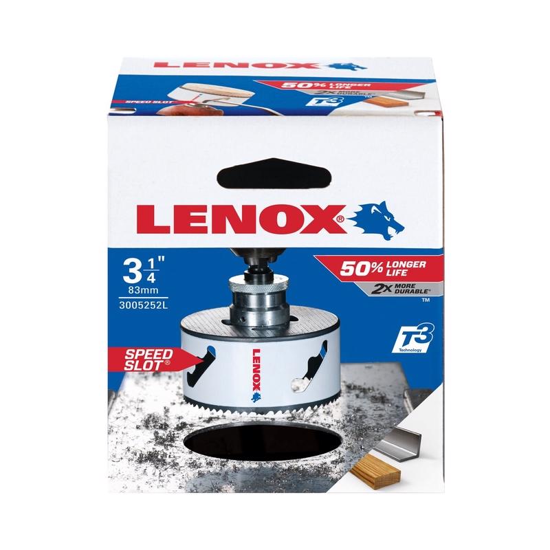 Lenox Speed Slot 3-1/4 in. Bi-Metal 1.5 in. L Hole Saw