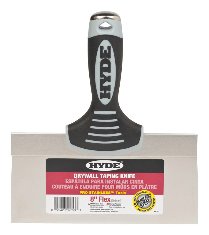 Hyde Stainless Steel Taping Knife 8 in. W X 9.6 in. L