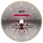 QEP Black Widow 7 in. D X 5/8 in. Steel Continuous Rim Diamond Saw Blade 1 pc