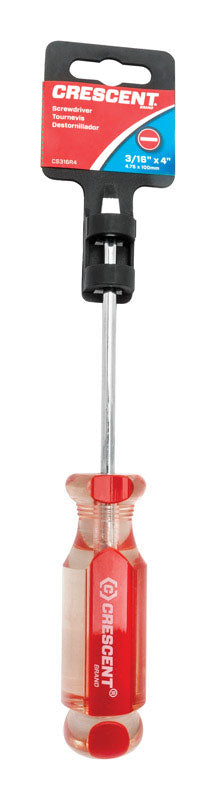 Crescent 3/16 in. X 4 in. L Cabinet Screwdriver 1 pc
