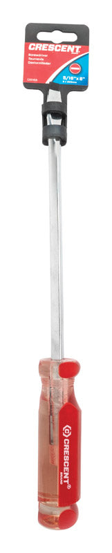 Crescent 5/16 in. X 8 in. L Slotted Screwdriver 1 pc