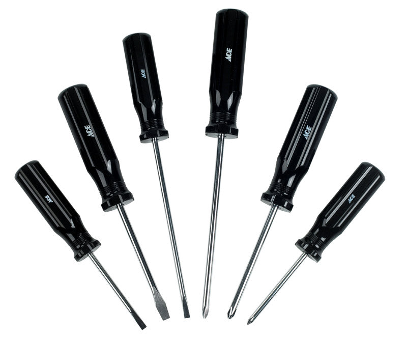 Ace Multi-Bit Screwdriver Set 6 pc
