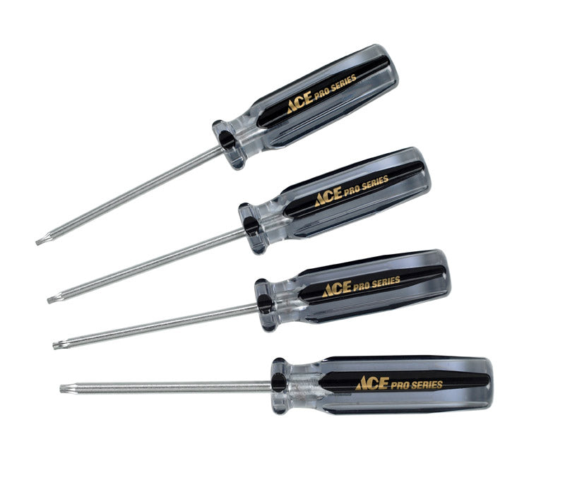 Ace Pro Torx Screwdriver Set 9.8 in. 4 pc