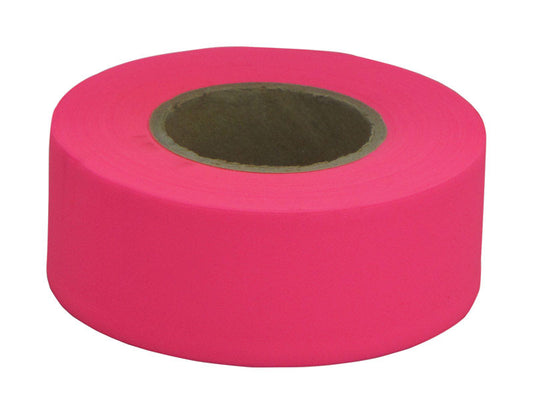 C.H. Hanson 150 ft. L X 1.2 in. W PVC Flagging Tape Fluorescent Pink