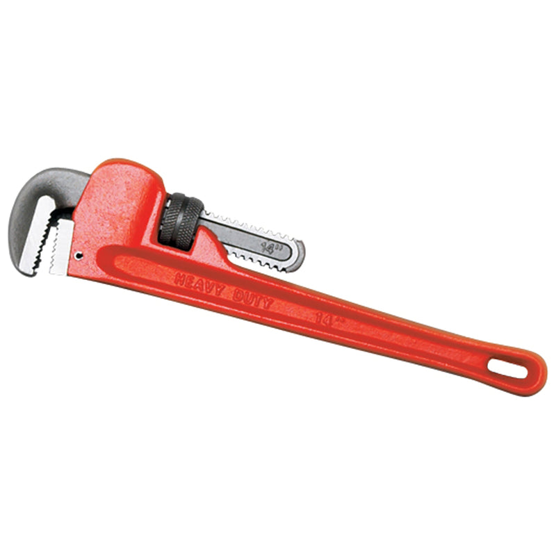 Performance Tool 2 in. Pipe Wrench 14 in. L Orange 1 pc