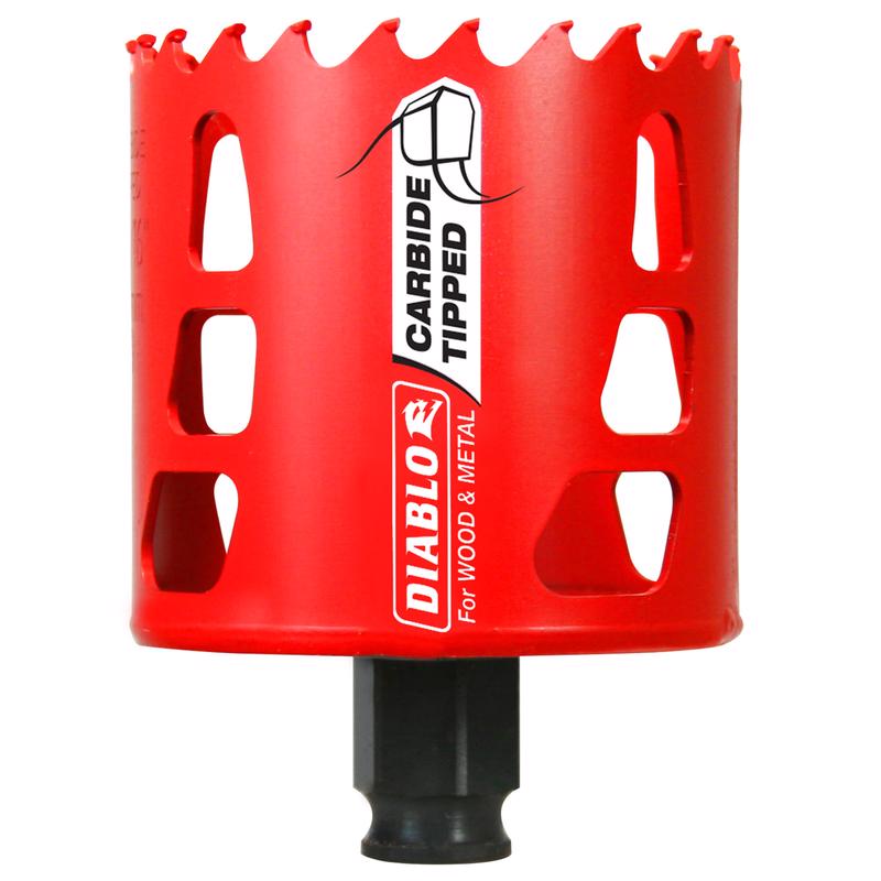 Diablo Snap-Lock Plus 2-11/16 in. Carbide Tipped 2-3/8 in. L X 3/8 in. D Hole Saw