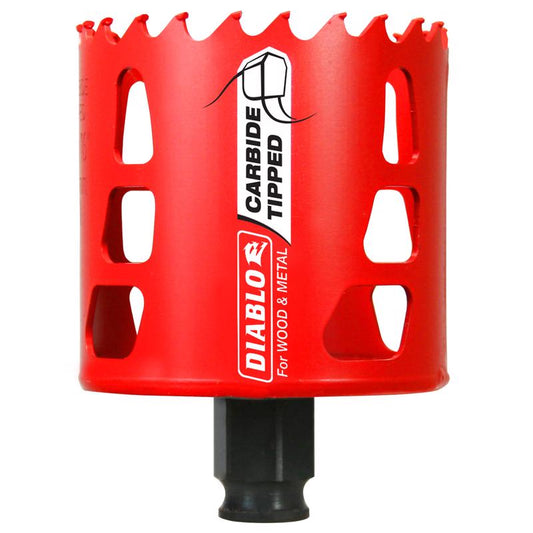 Diablo Snap-Lock Plus 2-11/16 in. Carbide Tipped 2-3/8 in. L X 3/8 in. D Hole Saw