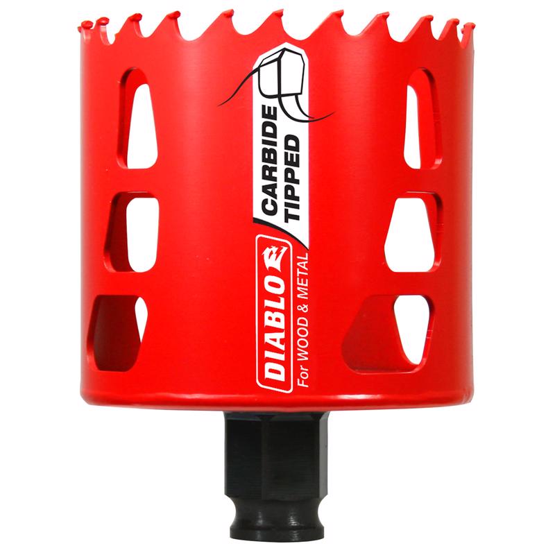 Diablo Snap-Lock Plus 2-3/4 in. Carbide Tipped 2-3/8 in. L X 3/8 in. D Hole Saw