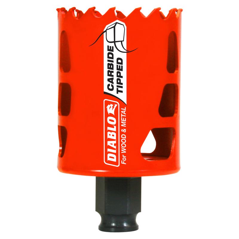 Diablo Snap-Lock Plus 2 in. Carbide Tipped 2-3/8 in. L X 3/8 in. D Hole Saw