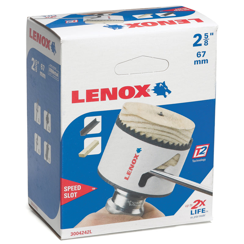 Lenox Speed Slot 2-5/8 in. Bi-Metal 1.5 in. L Hole Saw